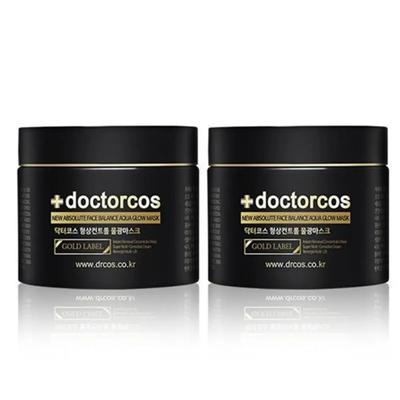 DOCTORCOS Пудинг-крем для моделирования формы и придания сияния кожи, маска 110 мл (2 куска) Сияющая ночная кремовая маска