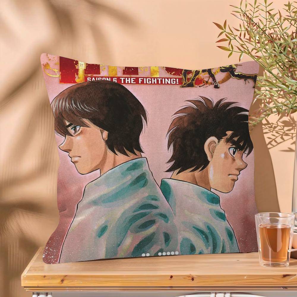 H-Hajime No Ippo Anime Boxing Personalized Pillow Cover Kids Bedroom Wild Party Decor Pillowcase kid Birthday shower Gift