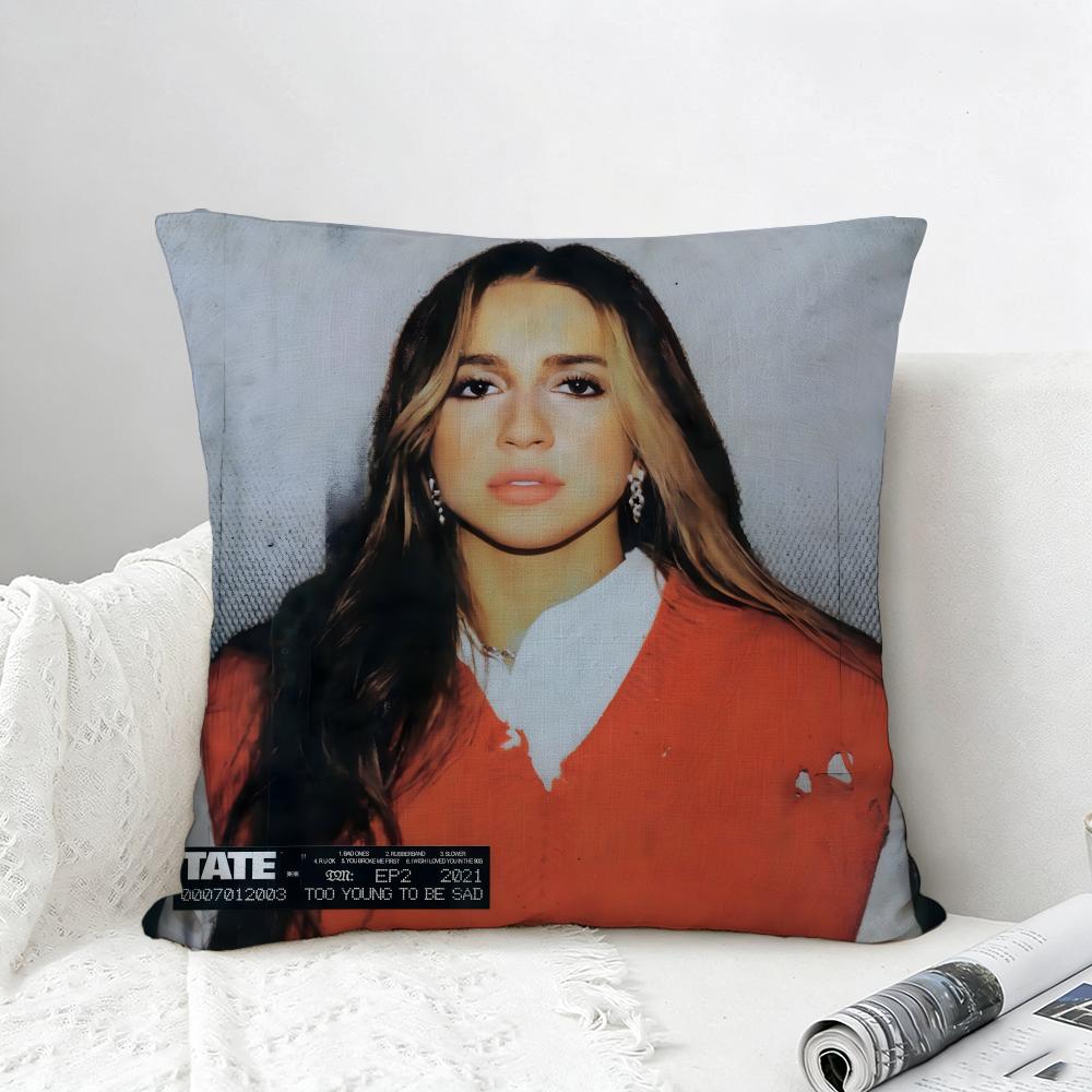 Singer Tate McRae Cushion Cover Natural Linen Pillowcase Set AllinOne Decor for Sofa Bedroom Chair
