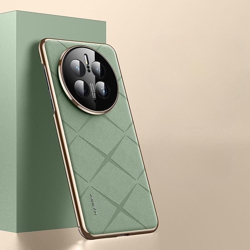 Роскошный кожаный чехол для телефона Huawei Mate 50 Pro с покрытием объектива камеры Ptotection Жесткий чехол для Huawei Mate 60 RS 50 40 Pro