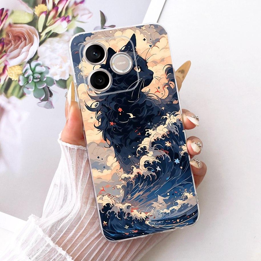 For Cover Honor 600 Lite 2026 Phone Case LNA-NX1 Cool Dragon Cartoon Soft Silicone Slim Back Coque For Honor 500 Smart 5G Bumper