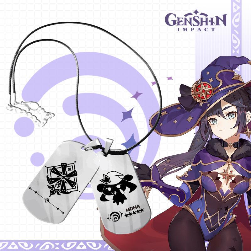 Модное мужское ожерелье с подвеской Genshin Impact, ролевые игры, подарки для любовников
