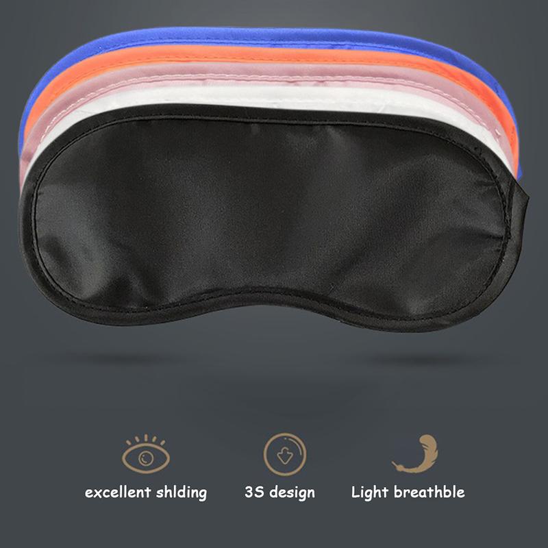 Polyester Blackout Eye Mask Sleep Color Travel Eye Mask