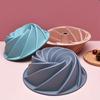 1 шт. Силиконовая форма для кекса Bundt, пищевая антипригарная форма для торта, форма для торта Cyclone, силиконовая шифоновая форма для выпечки, принадлежности для выпечки, кухонные принадлежности