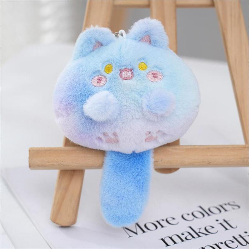 10 см плюшевая игрушка кошка плюшевое животное аниме милый мягкий брелок подвеска плюшевая девочка кукла игрушка детский подарок