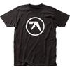 Aphex Twin Логотип Мужская Рок-н-ролльная Группа Классическая Концертная Футболка Новая Черная Унисекс Футболка
