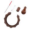 Grouphead Ring Fit for Gemilai 3006 3145 3145B Coffee Machine Wood Steam Pipe Sleeve Replacement Steam Lever Handle