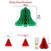 Декор для Рождественской вечеринки 3D сотовые подвесные украшения для зимних праздников