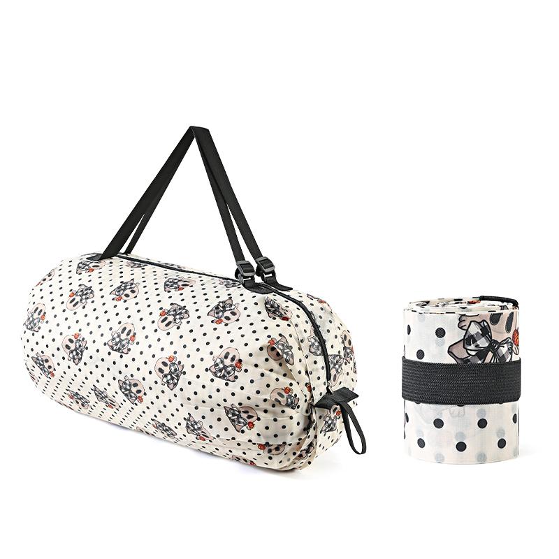 1 шт. сумка-тоут, многоразовая сумка для покупок, экологичная, для путешествий, продуктов, портативная, большая вместимость, складная, на одно плечо