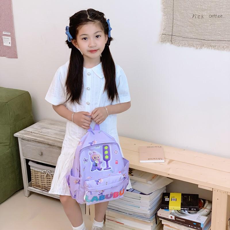 Cartoon Cute Boys And Girls Backpack Kindergarten Baby School Small Schoolbag Foreign Style Printing Children'S Backpack