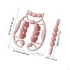 2 Пенных ролика для массажа тела Инструменты для икр и бедер