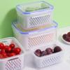 3 In 1 Fruit Storage Containers For Fridges Space-Saving Health Meal Preps Routine