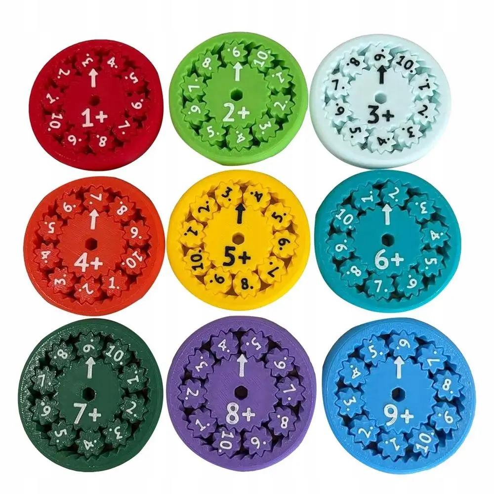 Matematyczny spinner +/- 9 szt w zestawie