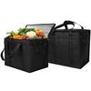 Insulated Reusable Grocery Bag Collapsible Cooler Food Delivery Shopping Sturdy Large Capacity Portable Food Delivery Bag