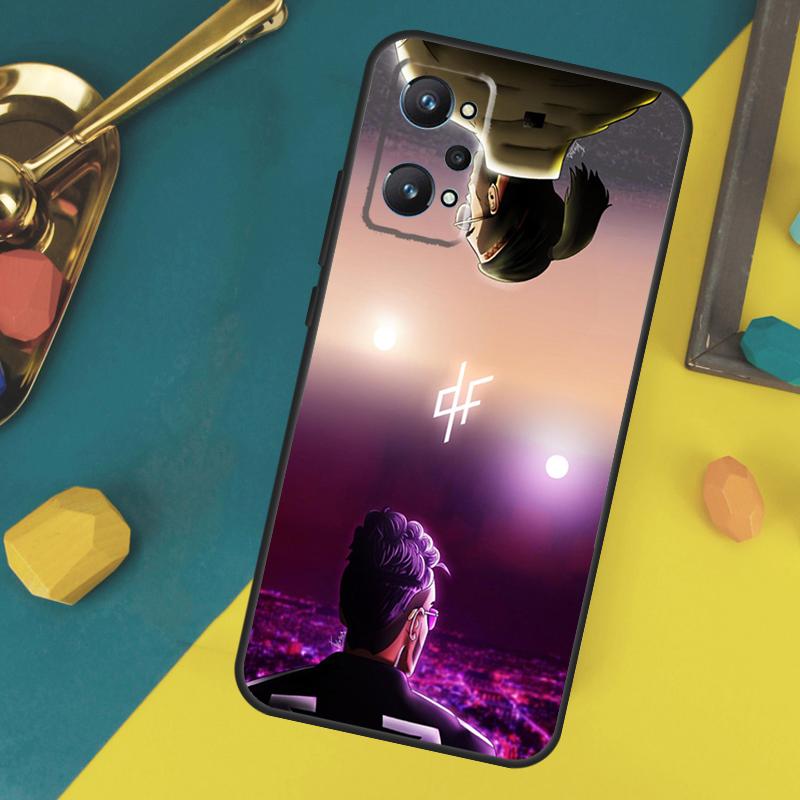 PNL QLF Rapper Singer Case For Realme C53 C55 C67 C61 C75 C51 C21Y C25S GT 6 6T 5 GT7 Pro 10 11 12 13 14 Pro Plus