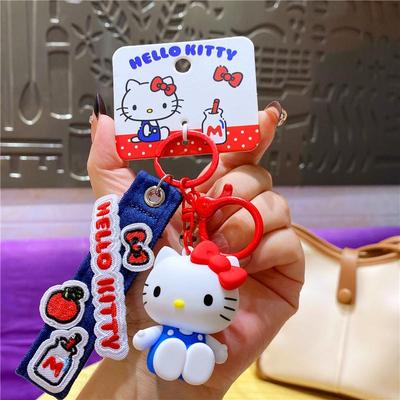 Оригинальный брелок-подвеска с фигуркой мультгероя Hello Kitty - Креативный аксессуар для сумки для пар и женщин