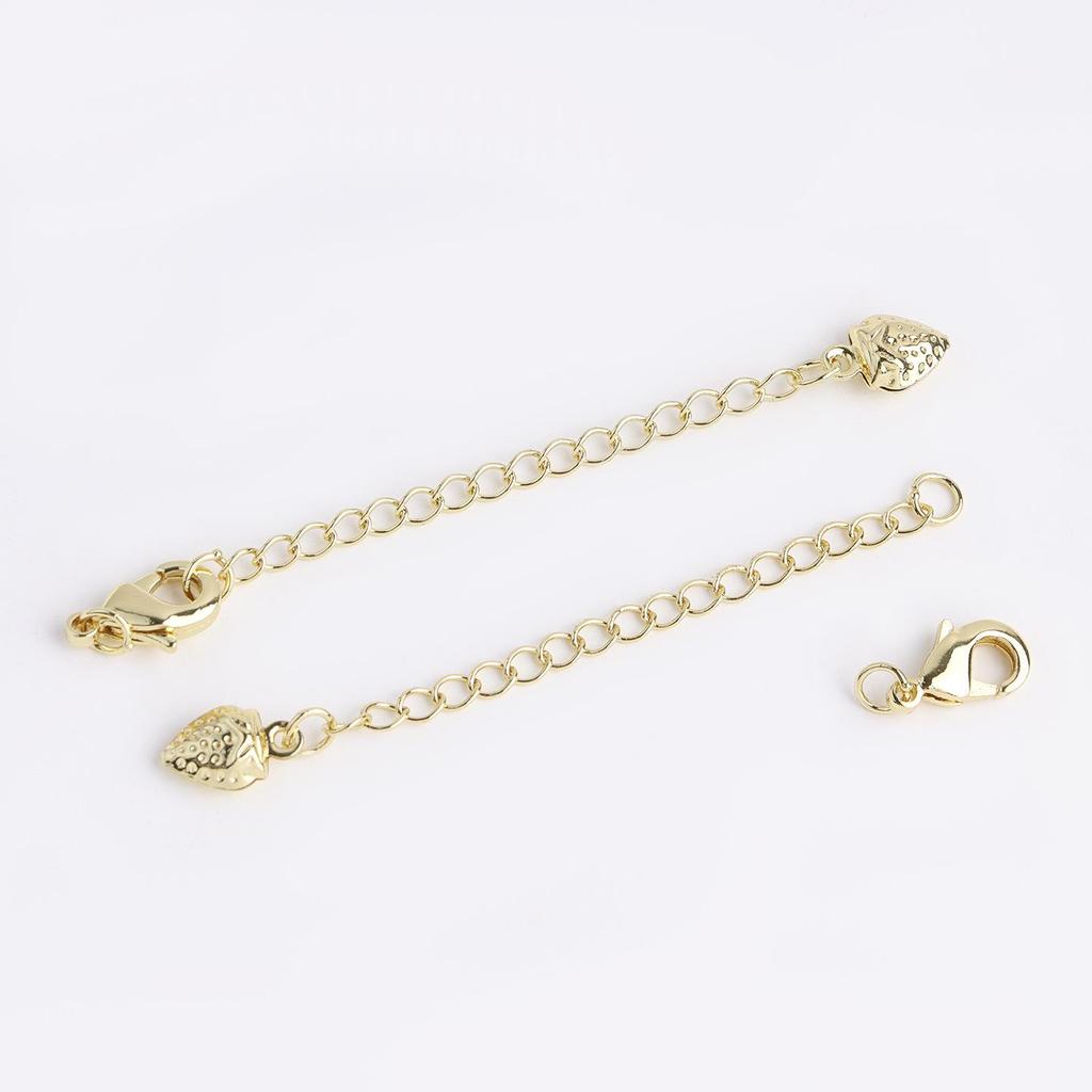 Позолоченная 18K цепочка-хвост дельфина из ракушки для DIY браслетов/ожерелий с застежкой-карабином – Высокая стойкость цвета, Модная легкая роскошь