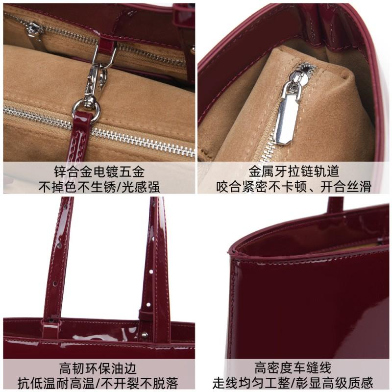 Womens Vintage Wine Red PU Leather Crossbody Bag With Hook Minimalist City Chic Shoulder Daily Commute