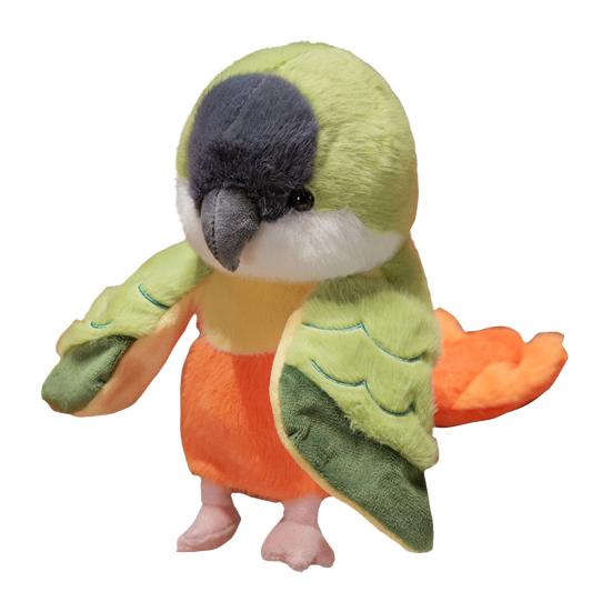 Кукла-марионетка попугай Yousheng для детей, плюшевые куклы-животные для ролевых игр и обучения, красочная мягкая игрушка-птица для рассказывания историй