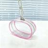 Transparent Cat Food Bag Zipper Closure Kibble Storage Pouch Stylish Portable Feeding Bag