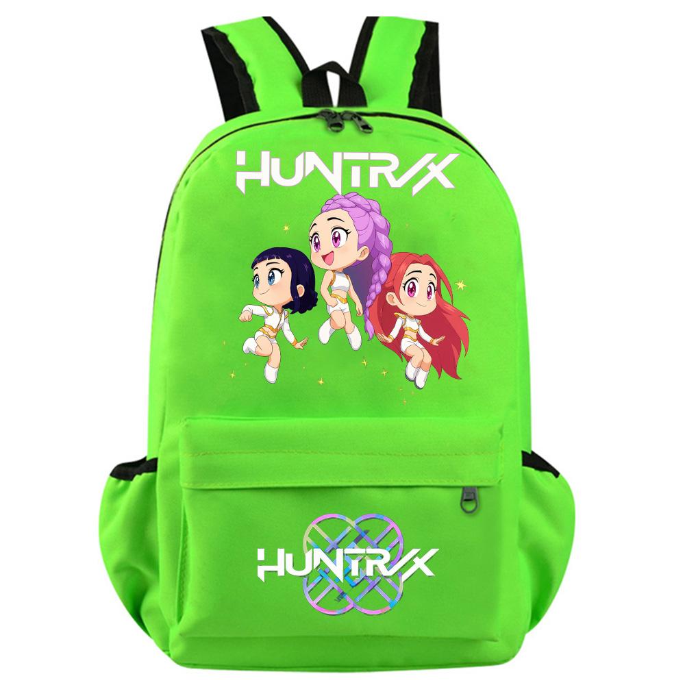 Anime Cartoon K-Pop Demon Hunters Printed Backpack for Teenager Student Girl Boy Bookbag Schoolbag Women Large Capacity Waterproof Travel Bag Gift