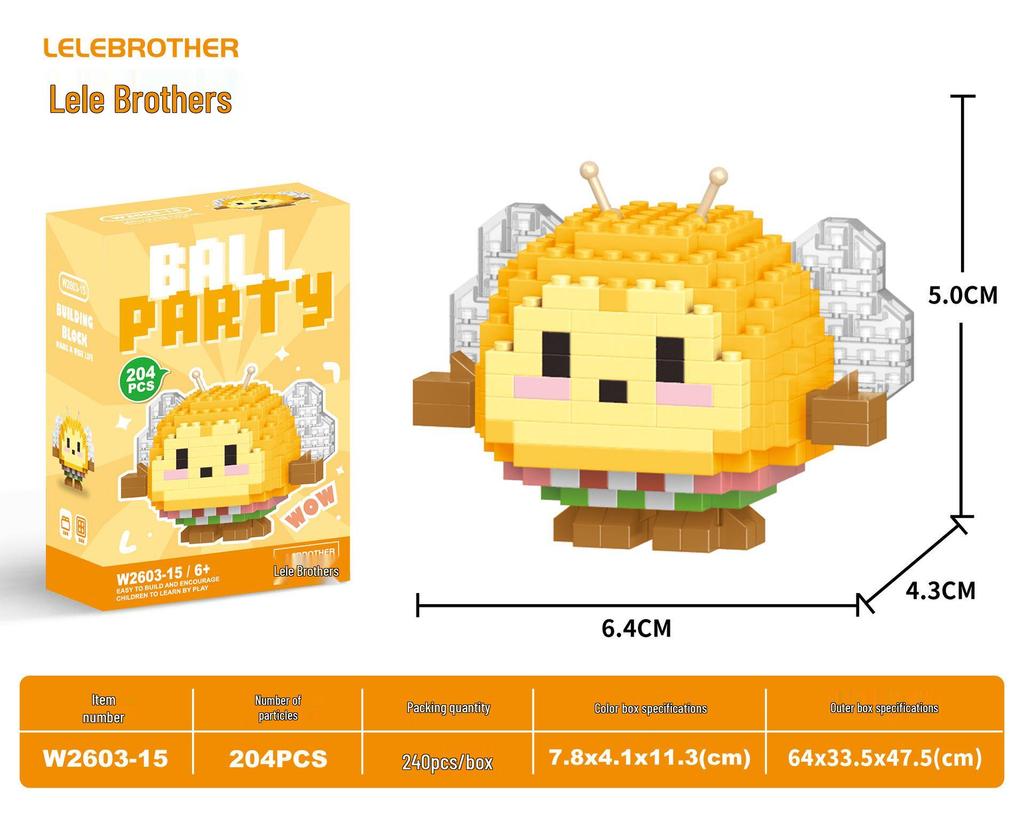 Совместимые с Lego микро строительные блоки мультяшные фигурки - детские развивающие настольные игрушки