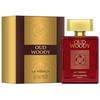 La French Oud Woody Eau De Parfum Unisex Perfume for Men & Women | with Amber Oud Sandalwood |Woody Long Lasting EDP Fragrance Scent, 20 ML