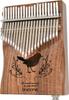 One-Tone Kalimba (Thumb Piano), 21-Key, Beginner's Set, Koa Wood, Electric, OTKL-21PUKOA (Includes Case, Cloth, Finger Sleeves, Key Stickers,