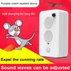 Ultrasonic Bat Repellent Device Rechargeable Adjustable Bat Deterrent System Mouse Repeller for Indoor Outdoor