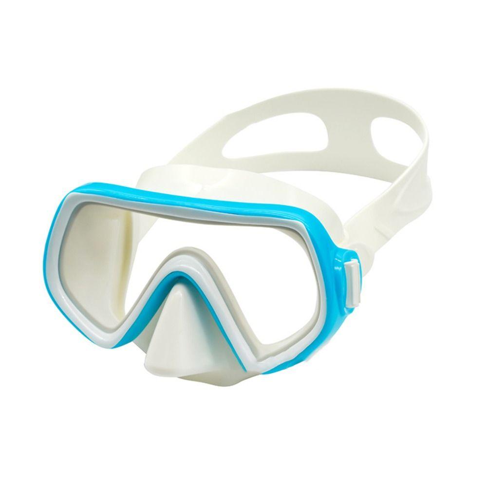 Детская маска для дайвинга с ПВХ-ремешком, очки для плавания с трубкой из поликарбоната, детские очки для плавания унисекс для молодежи