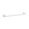 Strong Magnetic Mini Towel Rack, 25.5cm Long (20cm Wide), 1kg Load Capacity, Curved Surface Mountable, Includes Scratch Protection Sheet, White