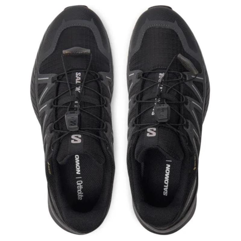 SALOMON Нескользящие Износостойкие Низкие Кроссовки Женские Черные Кроссовки L47603500