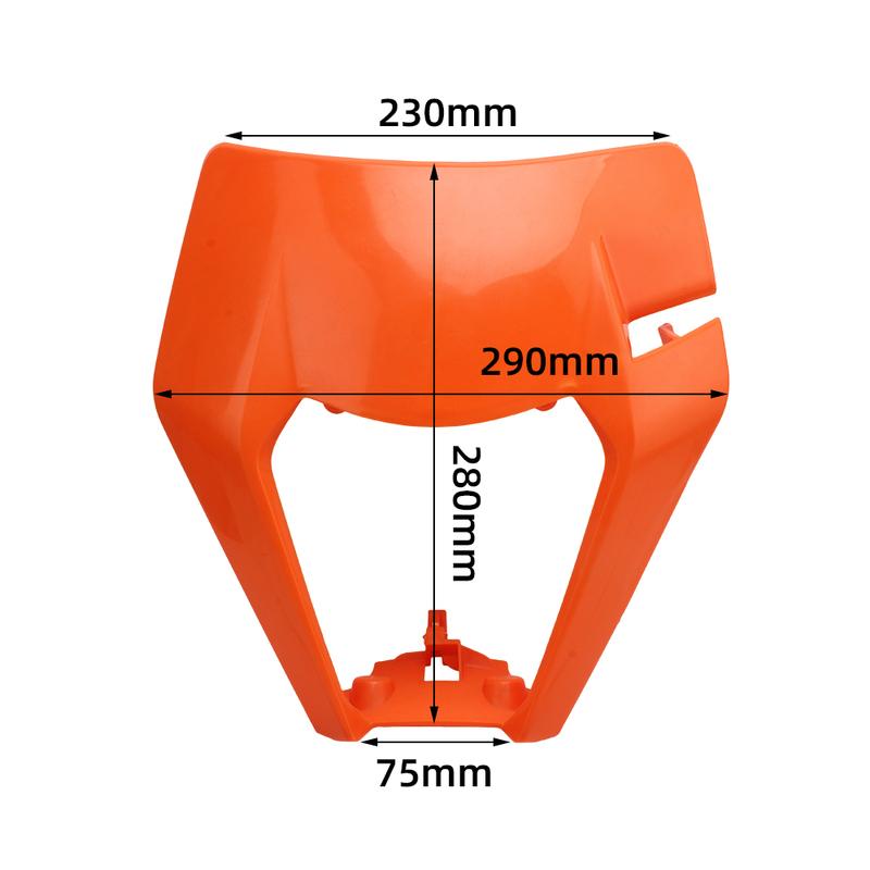 Для мотоцикла KTM Enduro Пластина корпуса фары Пластиковый обтекатель EXC 300 SX XC SXF EXCF 125-500 Питбайк Мотокросс Модифицированный