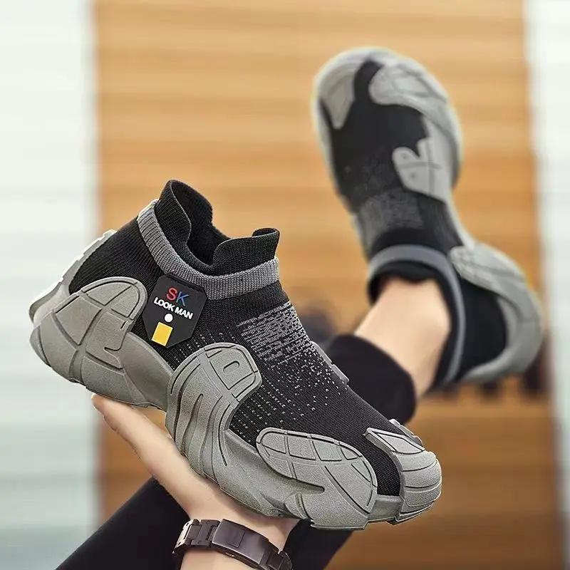 FashionSlip-ons Chunky Sneakers Man Plimsoll Vulcanize Shoes for Men Доставка Бесплатная доставка Низкая цена Скидки Тенденции 2024 Летняя распродажа