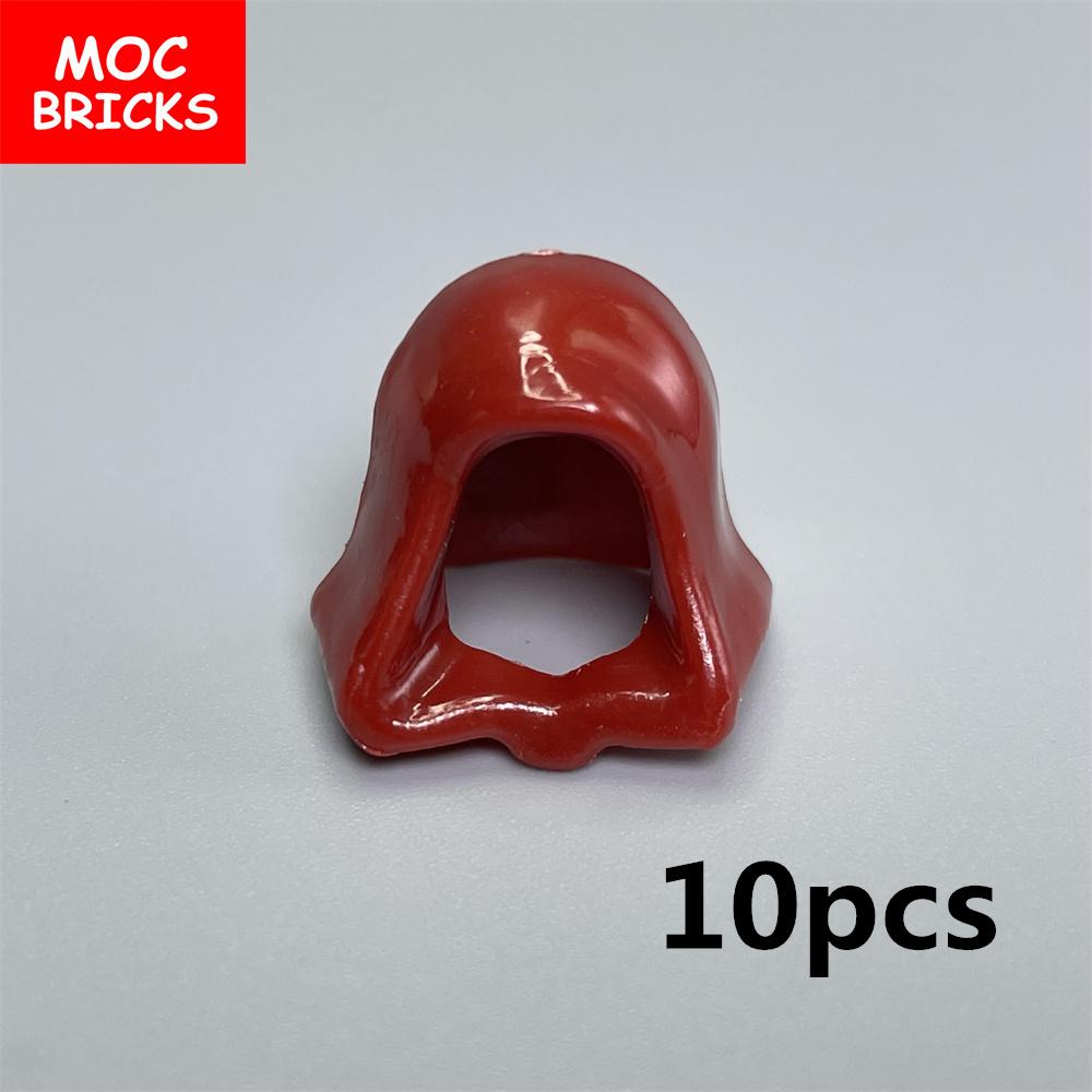 MOC Блоки Головной убор Капюшон Шлем Опущенный 4 см Тело Фигурки Аксессуар для ношения 30381 15428 Строительные кубики Игрушки Детские подарки