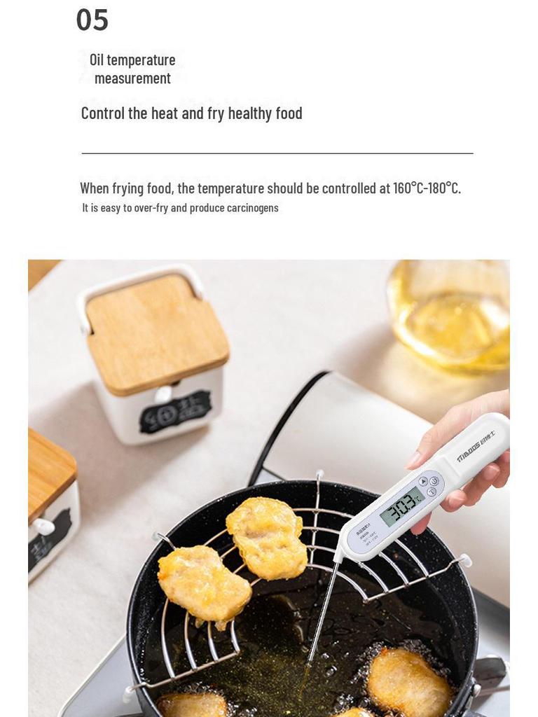 Точный кулинарный термометр для измерения температуры воды, молока, масла и выпечки