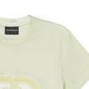 Emporio Armani Мужская футболка с коротким рукавом и вышитым логотипом SS23, круглый вырез, светло-зеленая 3R1TV4-1JUVZ-0594