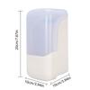 Manual Soap Dispenser Pump 500ml Transparent Wall Mount Installation for Kitchen Bathroom Hotel