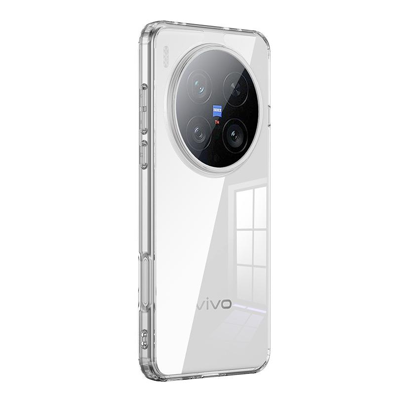 Применимый VIVO X200Ultra Бронированный Магнитный Чехол для Мобильного Телефона Magsafe Магнитный X200Pro Прозрачный Защитный Чехол