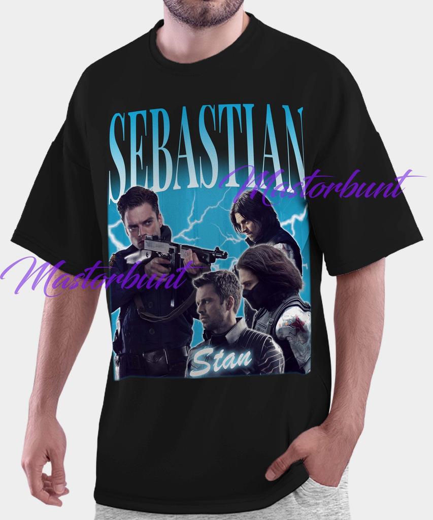 Sebastian Stan Shirt, Sebastian Stan Vintage Shirt, Sebastian Stan Retro 90s Tshirt, Retro T Shirt, Mastorbunt, Vintage Tshirt