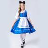 Halloween Alice In Wonderland Adult Maid Dress Blue Maid Dress Cute Princess Dress Parent-Child Dress