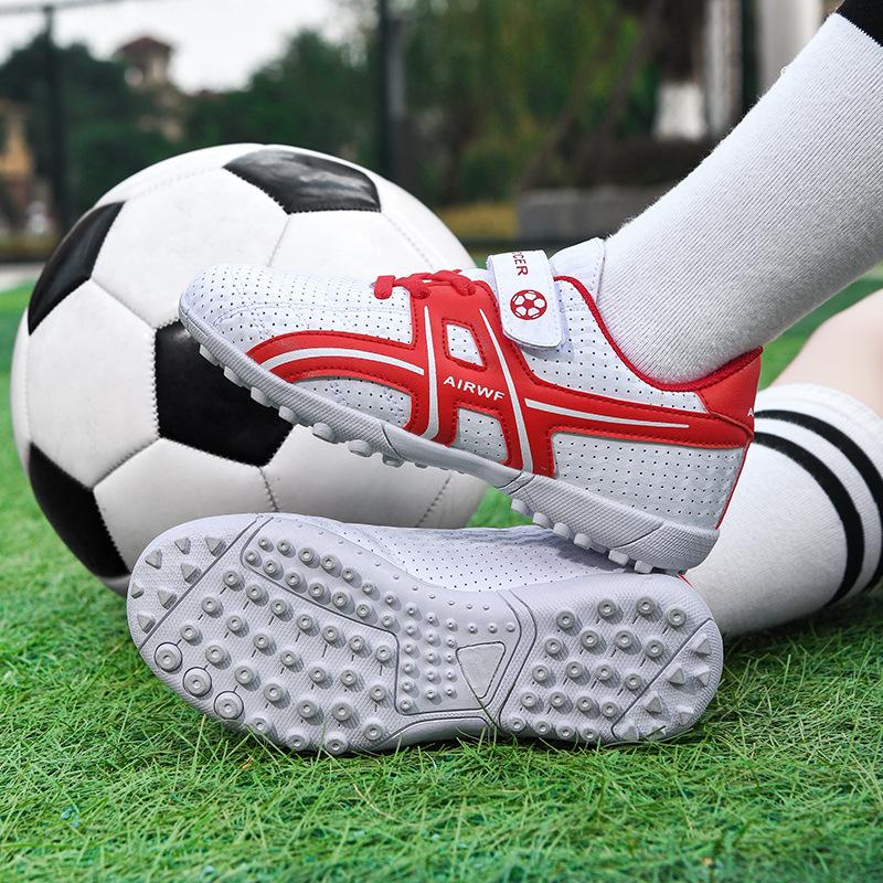 Children's football shoes spike broken spike boys shoes Velcro ball captain girls primary school students game training sports shoes