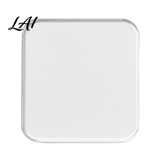 Love Heart Fridge Magnet 3Pcs DIY Kit Clear Acrylic Photo Set Customizable Square Round Refrigerator Crafts for Home Office Kitchen Decor