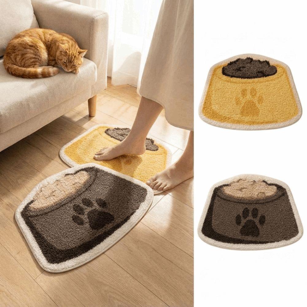 Machine Washable Bathroom Floor Mat Bound Edge Entry Rug Flexible Entry Doormat Indoor Entryway