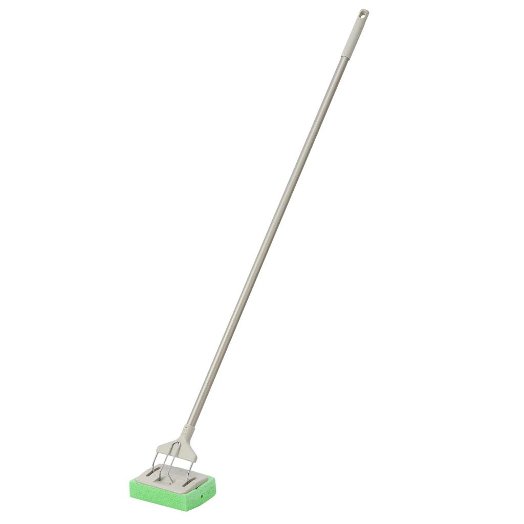 Yamazaki Sangyo In Sponge Mop Water Absorbent Body Cellulose Sponge Silver Wiper P Wet Wipe Squeezing Function Hands Get Wet or Dirty Floors Tiles