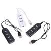 4-портовый USB 2.0 концентратор-разветвитель, драйверы не требуются, высокоскоростной адаптер для передачи данных, 1/2/3 шт. для ПК, ноутбука, домашнего использования