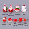 Bonsai Fairy Garden Micro Landscape Christmas Decor Miniature Snowman Santa Claus Figurines