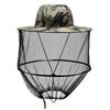 Men Visor Sun Hats Caps Summer Outdoor Breathable Camouflage Insect Anti-mosquito Mesh Accessories