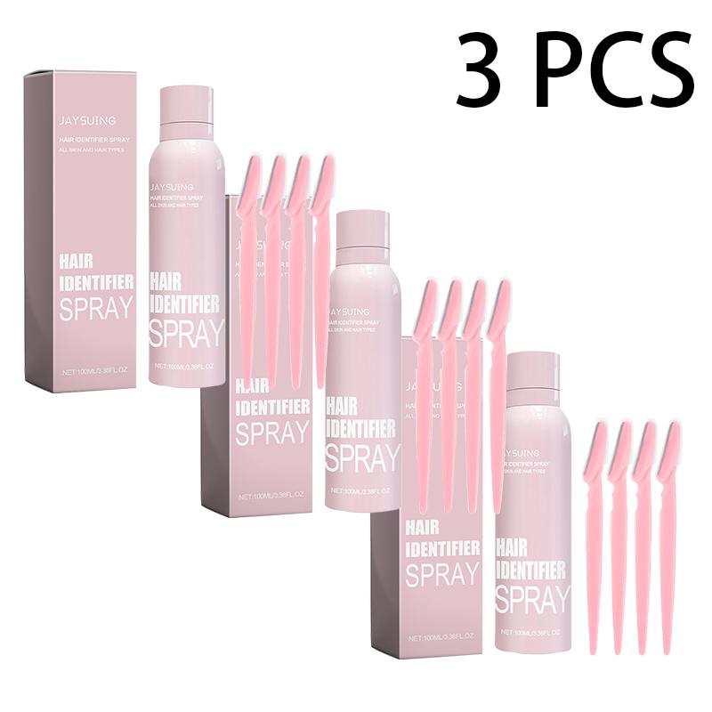 Спрей для идентификации волос на коже тела с бритвами, спрей-идентификатор волос для дермапланирования лица, увлажнения и ухода за кожей Dermaplaner Spray