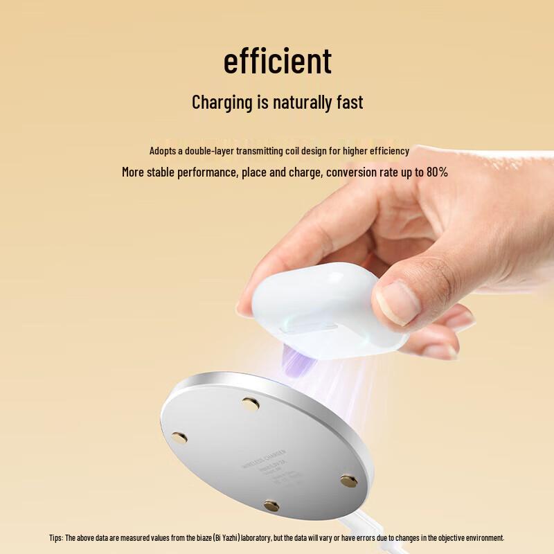 BIAZE Универсальное беспроводное зарядное устройство для AirPods и телефонов